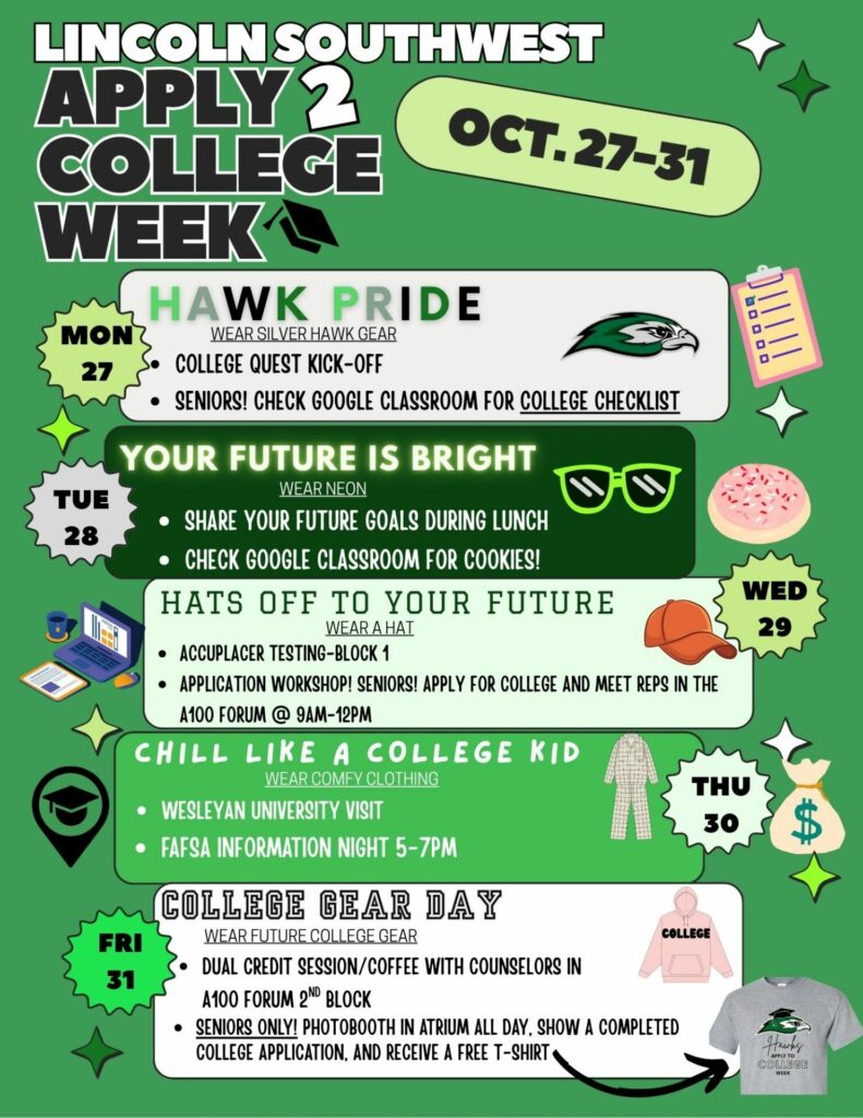 Apply to College Week Poster